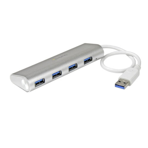HUB STARTECH CONCENTRADOR PORTATIL USB 3.0 DE 4 PUERTOS - HUB CON CABLE INCORPORADO