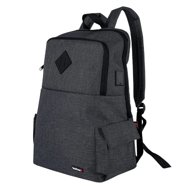 Mochila Techzone True Black para portatil 15 Grix Oxford