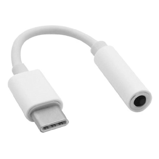 Convertidor Brobotix USB tipo C a audio 3.5mm color Blanco