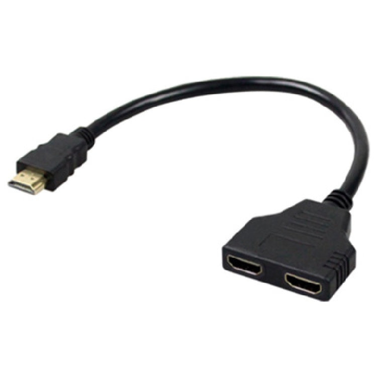 Video Splitter BRobotix HDMI 2 dispositivos a 1 PC color Negro