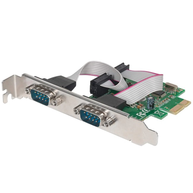 Tarjeta PCI Express Manhattan de Serial 2 puertos