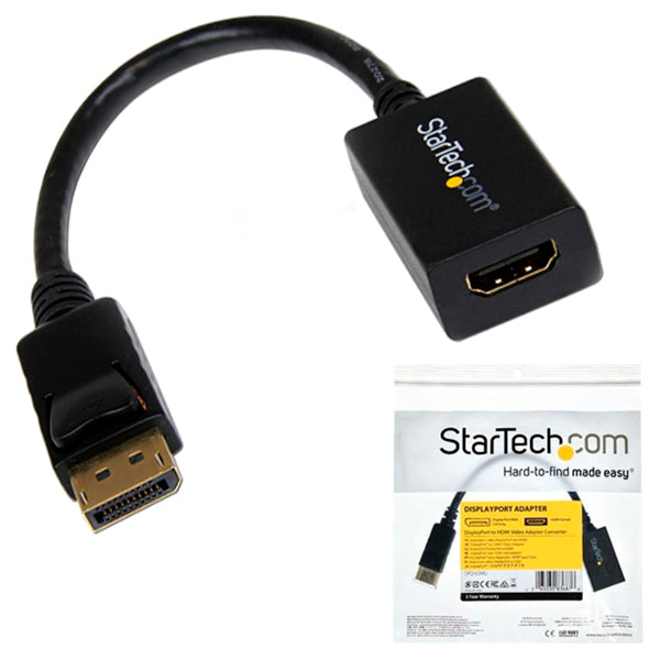 ADAPTADOR STARTECH DISPLAYPORT A HDMI DP PASIVO