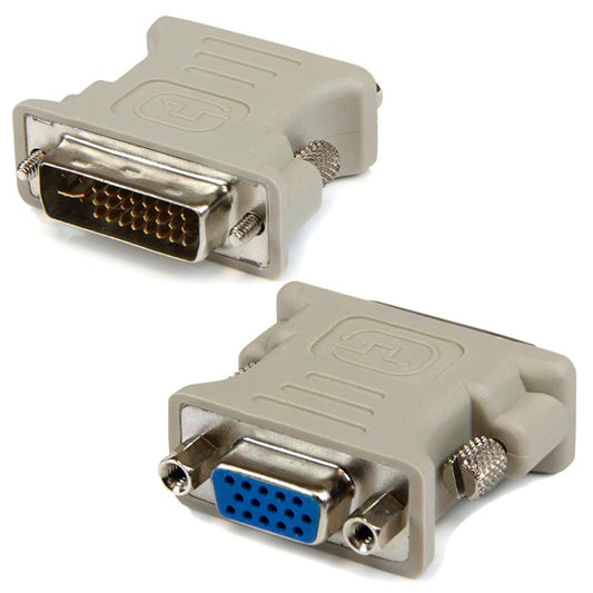 Adaptador Startech Convertidor DVI-I a VGA - DVI-I Macho a HD15 Hembra Blanco Modelo DVIVGAMF