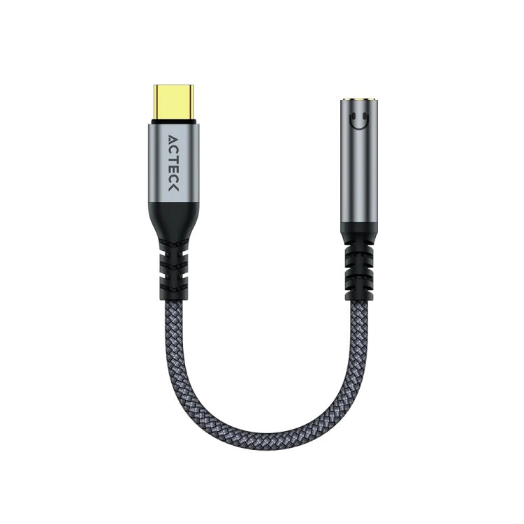 Adaptador Acteck USB C a Jack 3.5mm Gatex Audio AA420 Para Auriculares Macho Hembra AC-945356