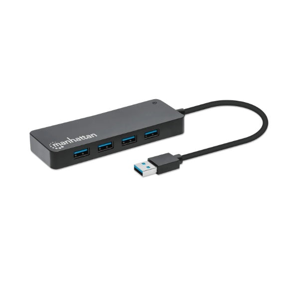 Hub USB Manhattan V3.2 7 Puertos A Sin Fuente 5Gbps