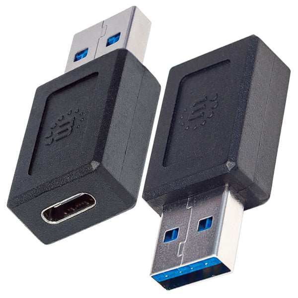 ADAPTADOR MANHATTAN USB-C A USB A H-M V3.1 NEGRO