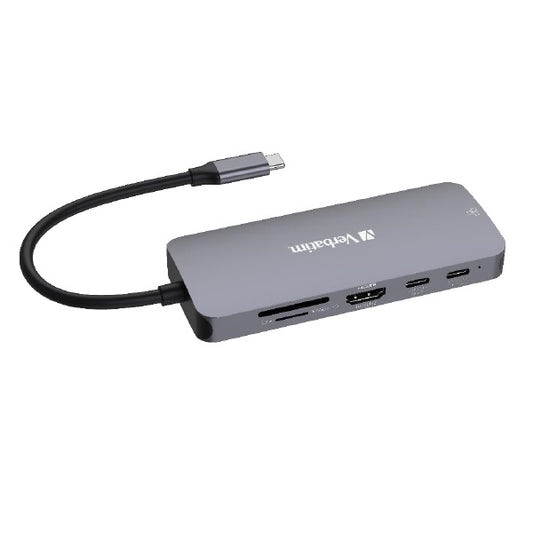 Hub Verbatim USB C Pro Multipuerto Hub 9 Port CMH 09
