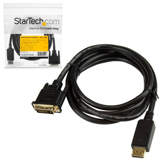 ADAPTADOR STARTECH DISPLAYPORT A DVI - CONVERTIDOR DP - 1920X1200 - PASIVO