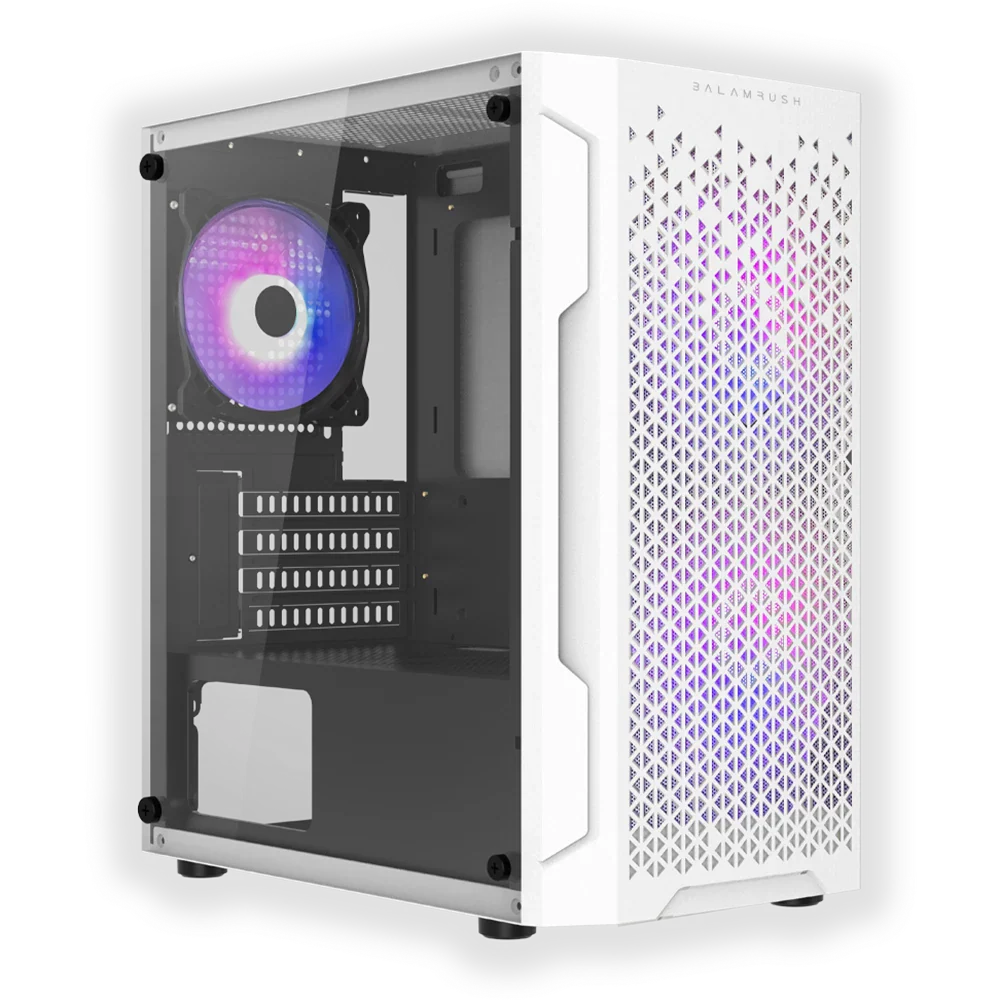Gabinete Balam Rush Artic GI725 mini torre Blanco. tnd