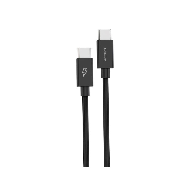 Cable Acteck de 1m Thunderbolt 5 Activo 80Ggps 240W 4K/16K 120Hz/60 Hz USB C Lynx Ultra CC900 titanio AC-945080