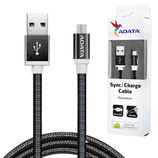 Cable ADATA USB A a Micro USB 1m negro AMUCAL-100CMK-CBK
