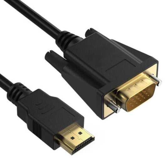Cable Brobotix HDMI a VGA V2.0 soporta 2k4k de 1.80m color Negro