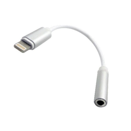 Cable Brobotix lightning A audio Hembra 13cm P/Phone 7 modelo 170101 color Blanco