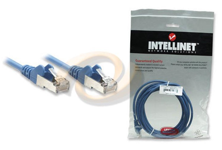 Cable Patch Intellinet CAT 6 50cm Azul