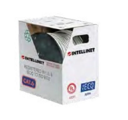 Bobina Intellinet CAT 6 305m Gris Blindado SFTP Solida