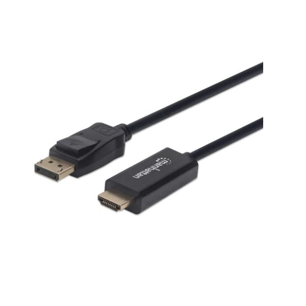 Cable Manhattan DisplayPort a HDMI 3m 1080P Negro