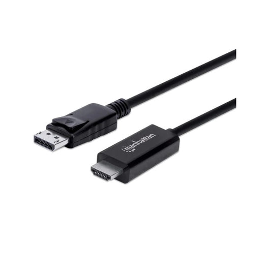 Cable Manhattan DisplayPort a HDMI 3m 4K 60Hz Negro