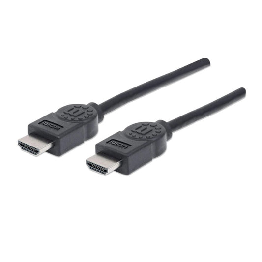 Cable Manhattan HDMI 1.8m 4K 30Hz 3D Blindado Negro