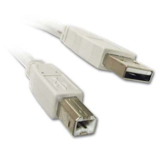 Cable Manhattan para Impresora USB A a USB B 3m Gris 12Mbps