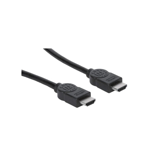 Cable Manhattan HDMI 2m 4K 30Hz Blindado con Ethernet Negro