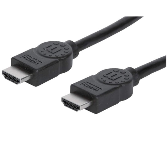 Cable Manhattan HDMI 3m 4K 30Hz Blindado con Ethernet Negro