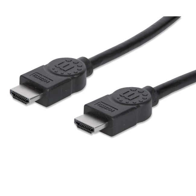 Cable Manhattan HDMI 15m 4K 60Hz Blindado con Ethernet Negro