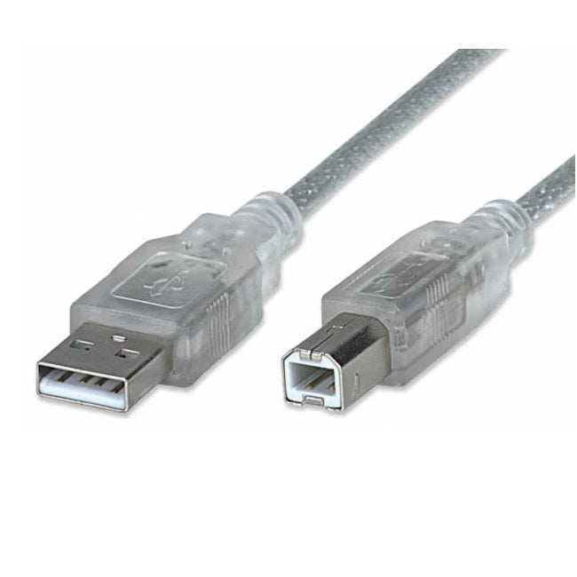 CABLE USB 2.0 A-B 4.5 MTS PLATA