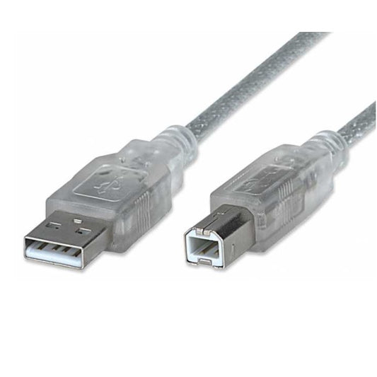 CABLE USB 2.0 A-B 4.5 MTS PLATA