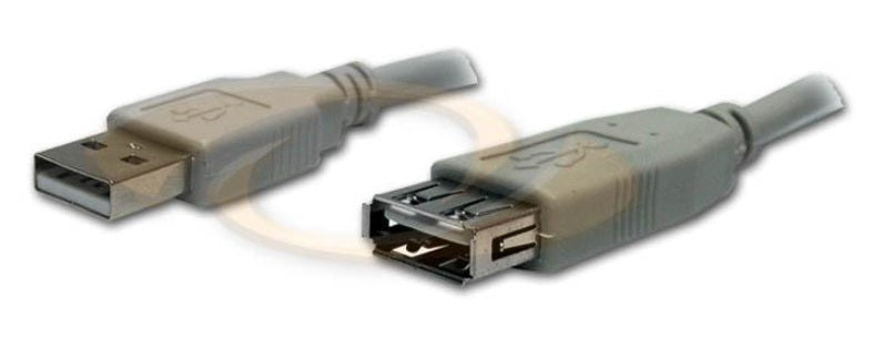 Cable Manhattan Extension USB 4.5m Gris