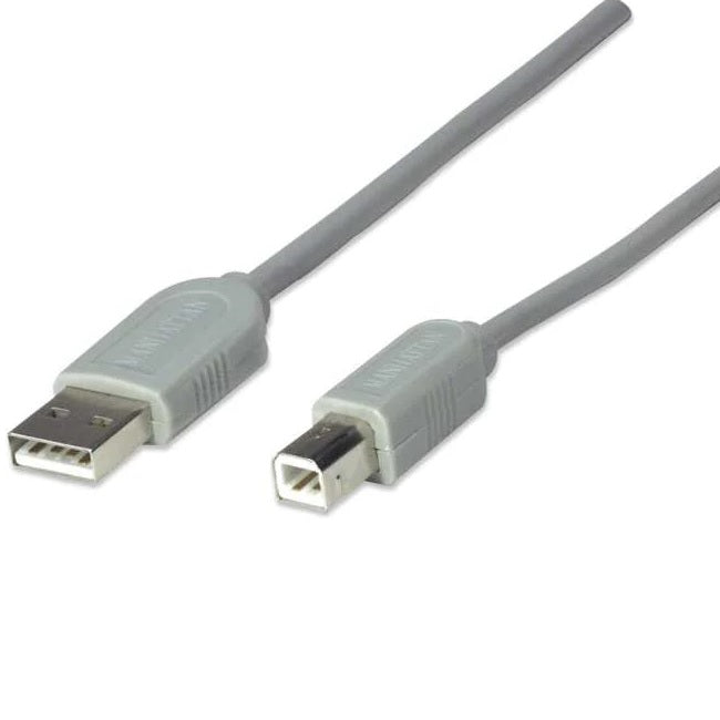 Cable Manhattan para Impresora USB A a USB B 4.5m Gris