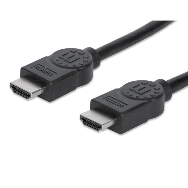 Cable Manhattan HDMI 7.5m 4K 60Hz 3D Blindado con Ethernet Negro
