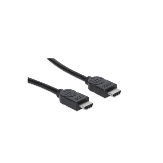 Cable Manhattan HDMI 1.5m 4K 30Hz Blindado Negro