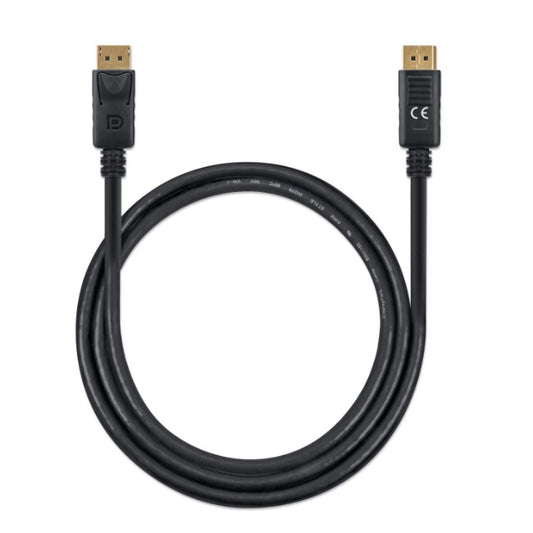 Cable Manhattan negro DisplayPort v1.4 M-M 1.0m 8K60Hz