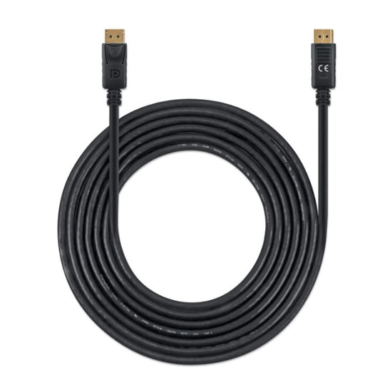 Cable Manhattan DisplayPort negro v1.4 M-M 3.0m 8K60Hz