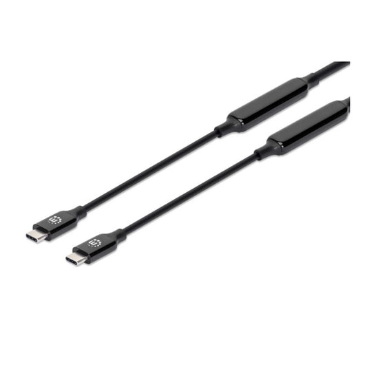 Cable Manhattan dispositivo activo USB C 3.2 Gen 2 5m Negro