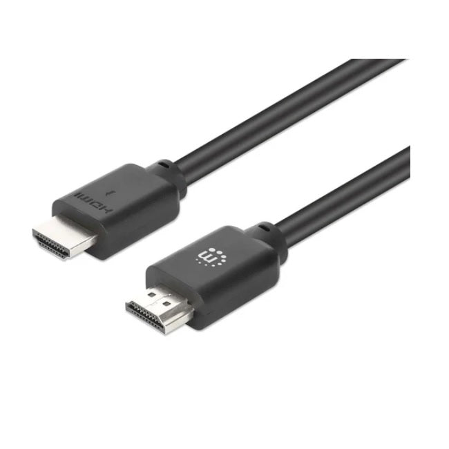 Cable Manhattan HDMI 1m 4K 60Hz 3D contactos chapados en oro, doble blindaje