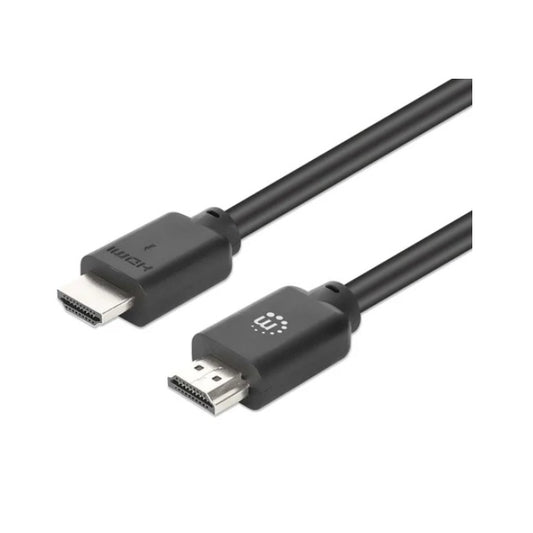 Cable Manhattan HDMI 3m 4K 60Hz 3D con Ethernet Contactos Chapados en Oro Doble Apantallamiento
