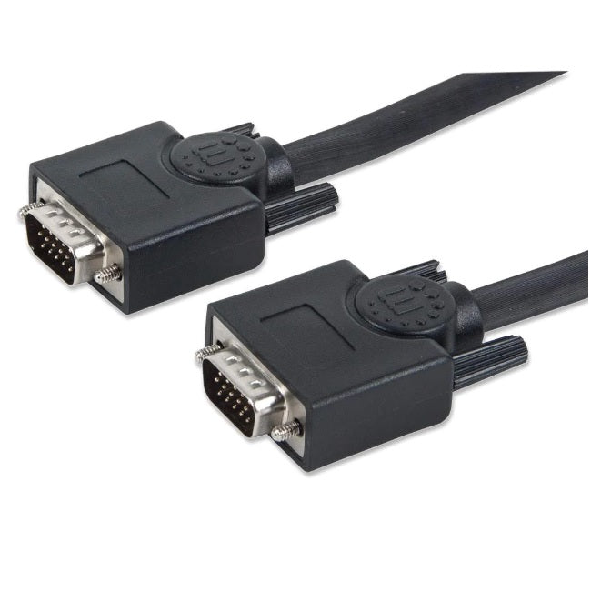Cable Manhattan para Monitor VGA 7m Negro 8mm