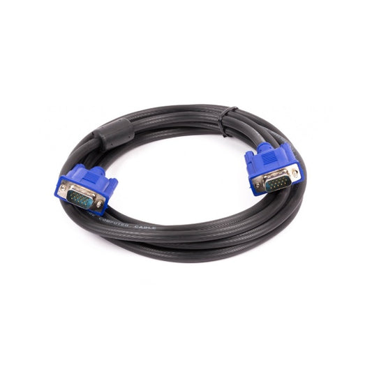 Cable Naceb VGA (D-Sub) Macho con VGA (D-Sub) Macho1.5 Metros color Negro con Azul