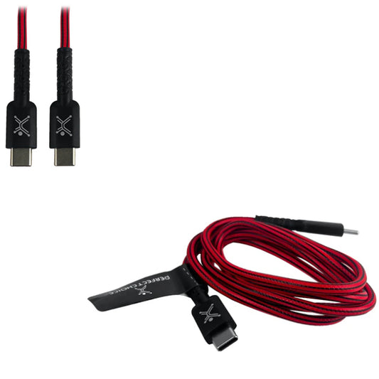 Cable Perfect Choice USB tipo C A USB modelo PC-101697 color Rojo
