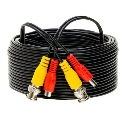 Cable Dahua DH-PFM942I-20-5 de 20 m armado para video y energia para camaras hasta 4k conector BNC y energia de uso exterior e interior