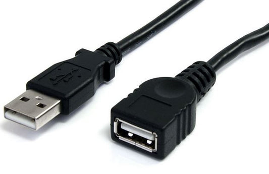 CABLE STARTECH EXTENSION ALARGADOR 0.9 MTS USB 2.0 MACHO A HEMBRA USB A- EXTENSOR