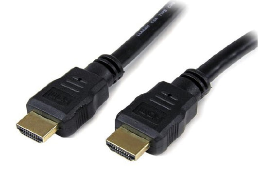 Cable Startech HDMI de 5m de Alta Velocidad con Ethernet de 4K - Video UHD de 4K a 30Hz - Cable HDMI 1.4 - para Monitores, Proyectores TV HDMI Ultra HD - Cable HDMI Negro Modelo HDMM5M