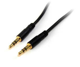 CABLE STARTECH DE 4.5M DELGADO DE AUDIO ESTÉREO MINI JACK DE 3.5MM MACHO A MACHO