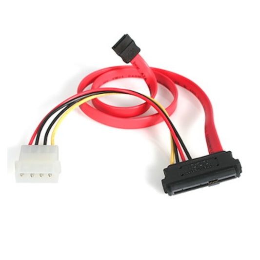 Adaptador Startech Cable Divisor SAS 29 Pines a Molex Macho LP4 y SATA - SFF-8482 Modelo SAS729PW18