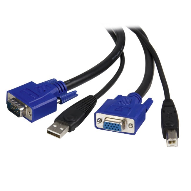 Cable Startech KVM Universal 2 en 1 PS/2 HD-15 VGA de 3m Modelo SVUSB2N1_10