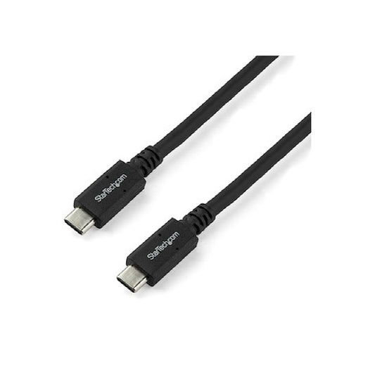 Cable Startech de 1.8m USB-C a USB-C - PD de 5A - USB TipoC - USB-IF - M a M - Cable de Carga USB C - Cable USB Tipo C - PD 3.0 de 100W - USB 3.0 (5Gbps) Modelo USB315C5C6