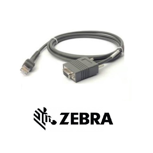 CABLE ZEBRA SERIAL GREY DB9F.7FT2MST.TXD-2.W