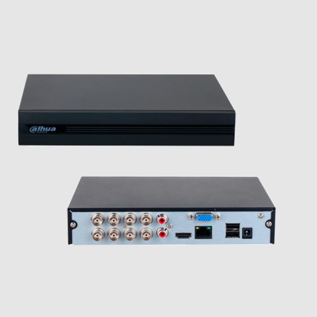 DVR Dahua DH-XVR1B08-I-SSD 8 canales 1080 p lite con disco SSD 512 gb 4 canales son con SMD busqueda inteligente