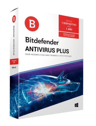 BITDEFENDER ANTIVIRUS PLUS 1PC 1 AÑO